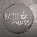 Schieferplatte / Servierplatte Rund Ø 10 cm