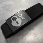 Stoffgürtel mit Metallschnalle 125 cm Unisex (3 Farben)