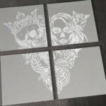 Spiegelfliesen-Mosaik (Glas, 4x 20 cm)