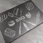 Schieferplatte / Servierplatte Rechteck 40x30 cm