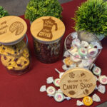 Vorratsdose aus Glas mit Bambusdeckel (verschiedene Größen)