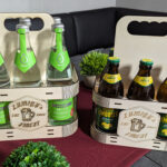 Sixpack Flaschenträger aus Holz (0,33 l oder 0,5 l)