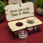 Kleine Schnapsbank - Halter für 2 Schnapsgläser