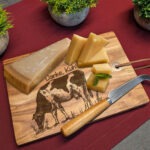 Käse-Servier-Set 2-teilig (Brett & Messer)