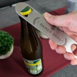 Flacher Flaschenöffner aus Edelstahl