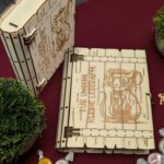 Geschenkbox Holz-Buch zum Aufklappen (mit optionalem Schloss)