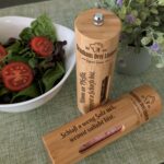 Salz- und Pfeffermühlen-Set aus Bambus