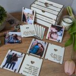 Love-Box aus Holz mit 12 Erinnerungen für Verliebte und Paare