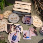 Mein erstes Jahr - Holz-Box für 12 Baby-Erinnerungen