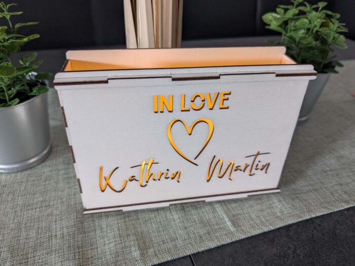 Modulare Lichtbox aus Holz (10 Motive, optional mit LED-Kerzen) – Bild 3