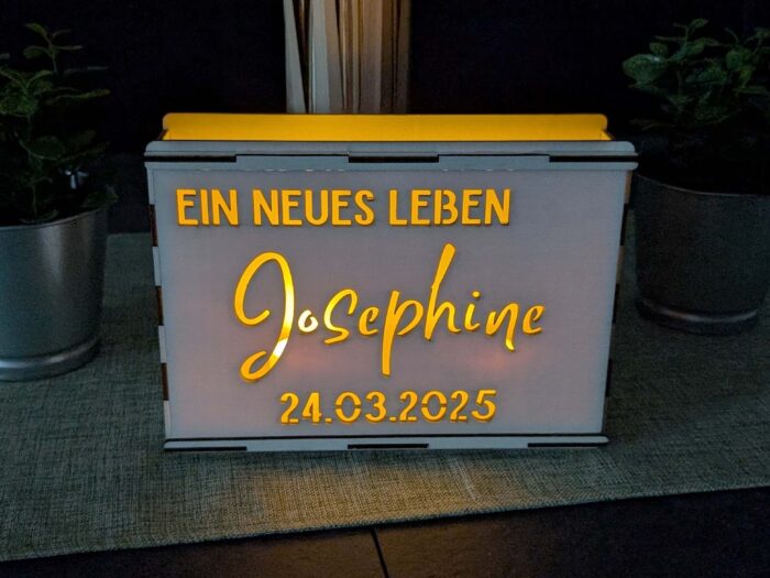 Modulare Lichtbox aus Holz (10 Motive, optional mit LED-Kerzen) – Bild 10