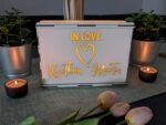 Modulare Lichtbox aus Holz (10 Motive, optional mit LED-Kerzen)
