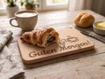 Frühstücksbrett / Brotzeitbrett aus Buchenholz