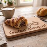 Frühstücksbrett / Brotzeitbrett aus Buchenholz