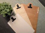 Premium Holz-Klemmbrett für Speisekarten, Büro & Hobby (konfigurierbar) – Bild 5