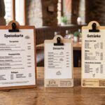 Premium Holz-Klemmbrett für Speisekarten, Büro & Hobby (konfigurierbar)