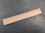 Hochwertiges 20 cm Lineal aus Buchenholz – Bild 3