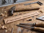 Hochwertiges 20 cm Lineal aus Buchenholz – Bild 2